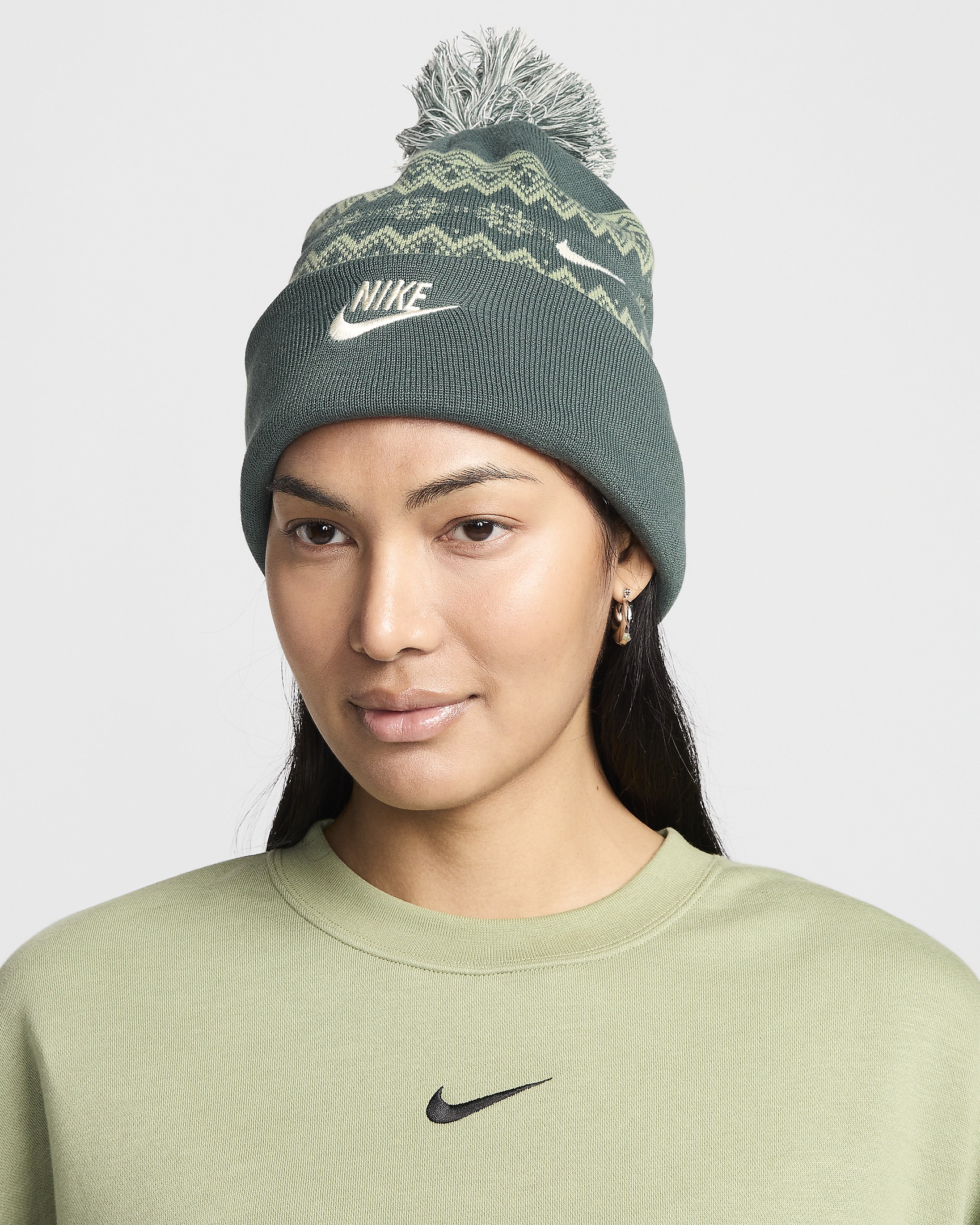 Nike Peak Fair Isle Beanie - 1