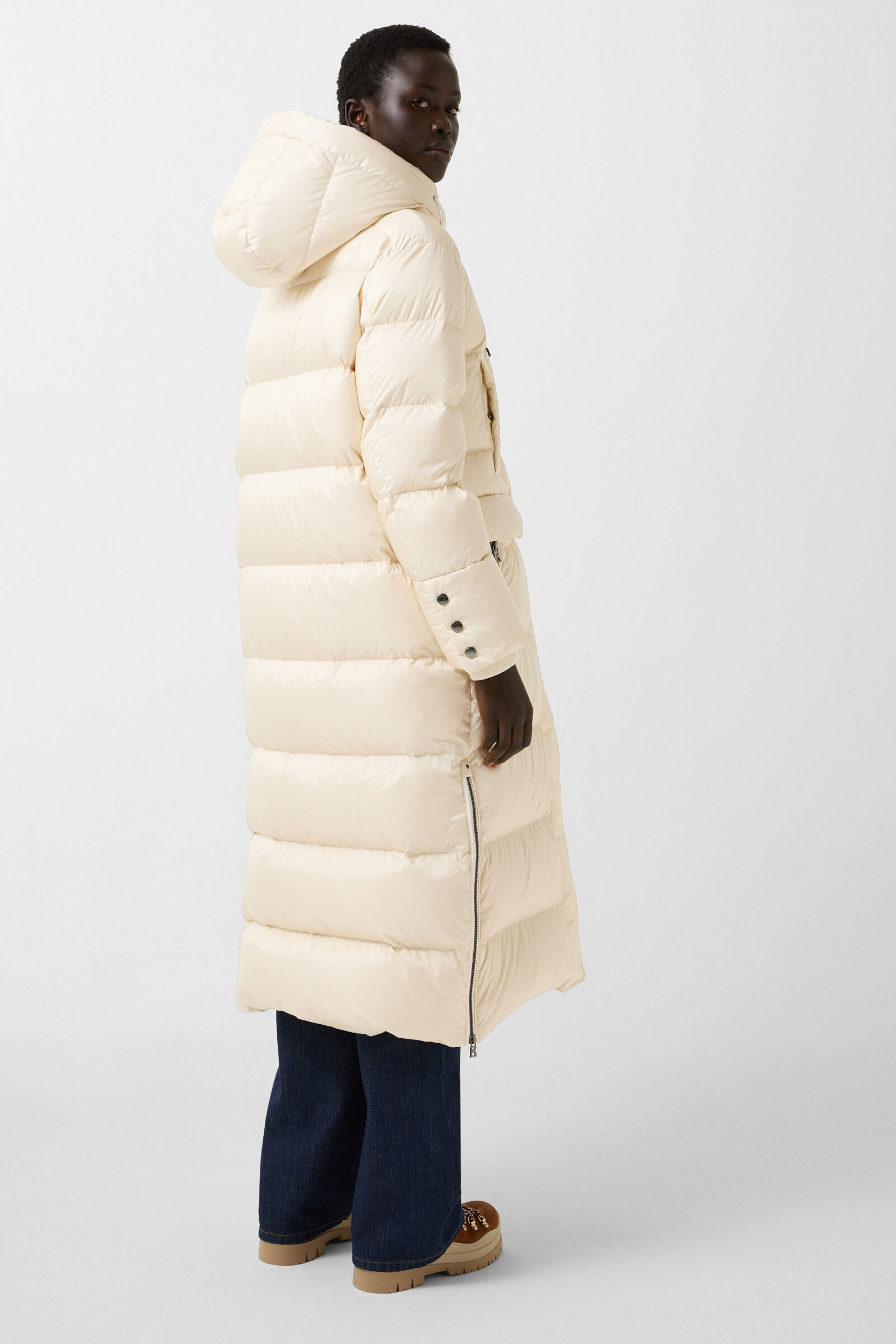 Jonna down coat in Cream - 3