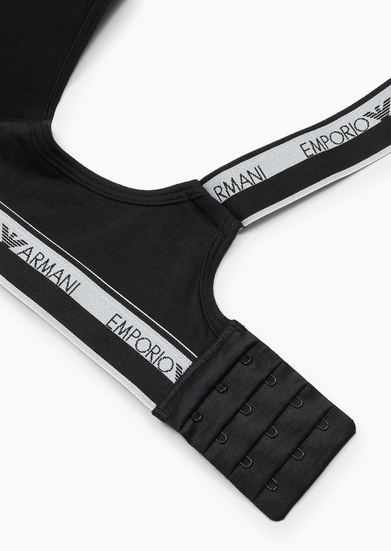 ASV iconic logo band organic-cotton padded bralette - 4