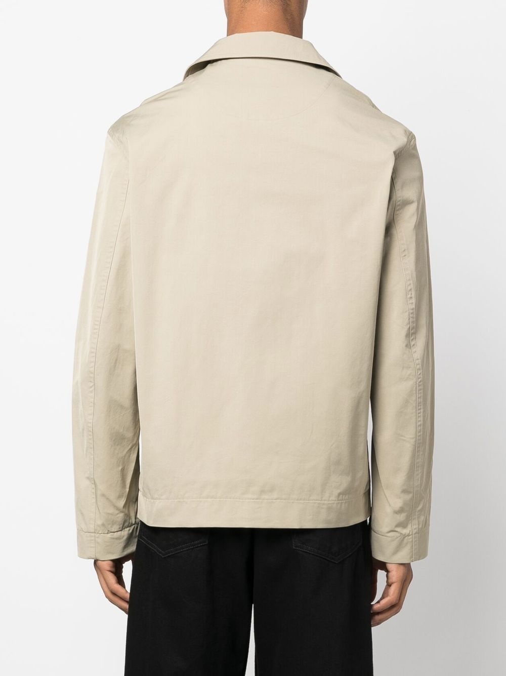 button-down shirt jacket - 4