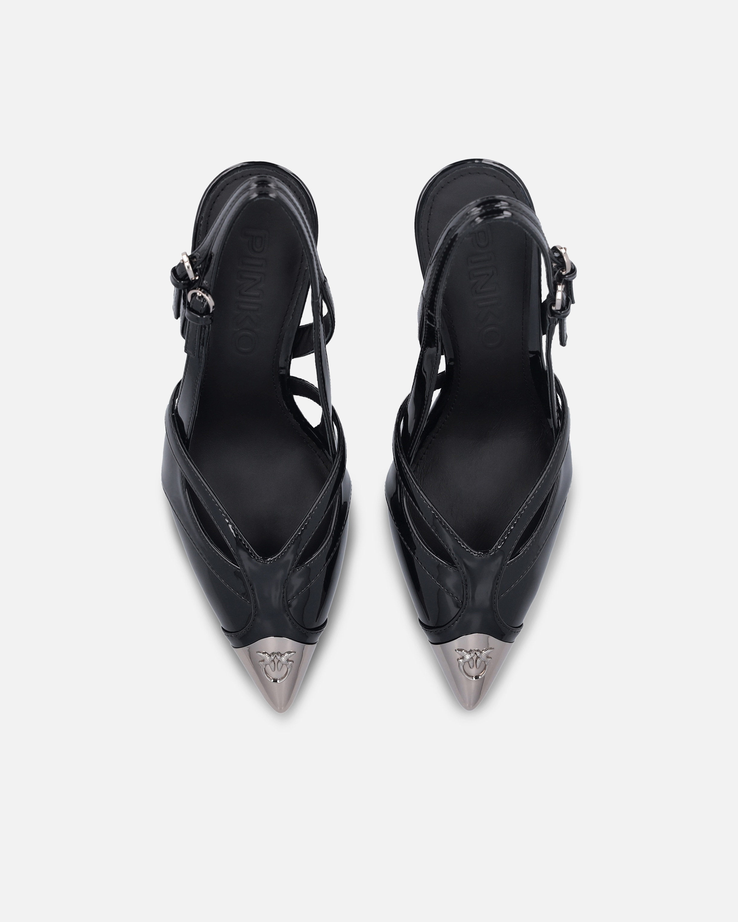HEELED PUMPS WITH METAL TOE - 8