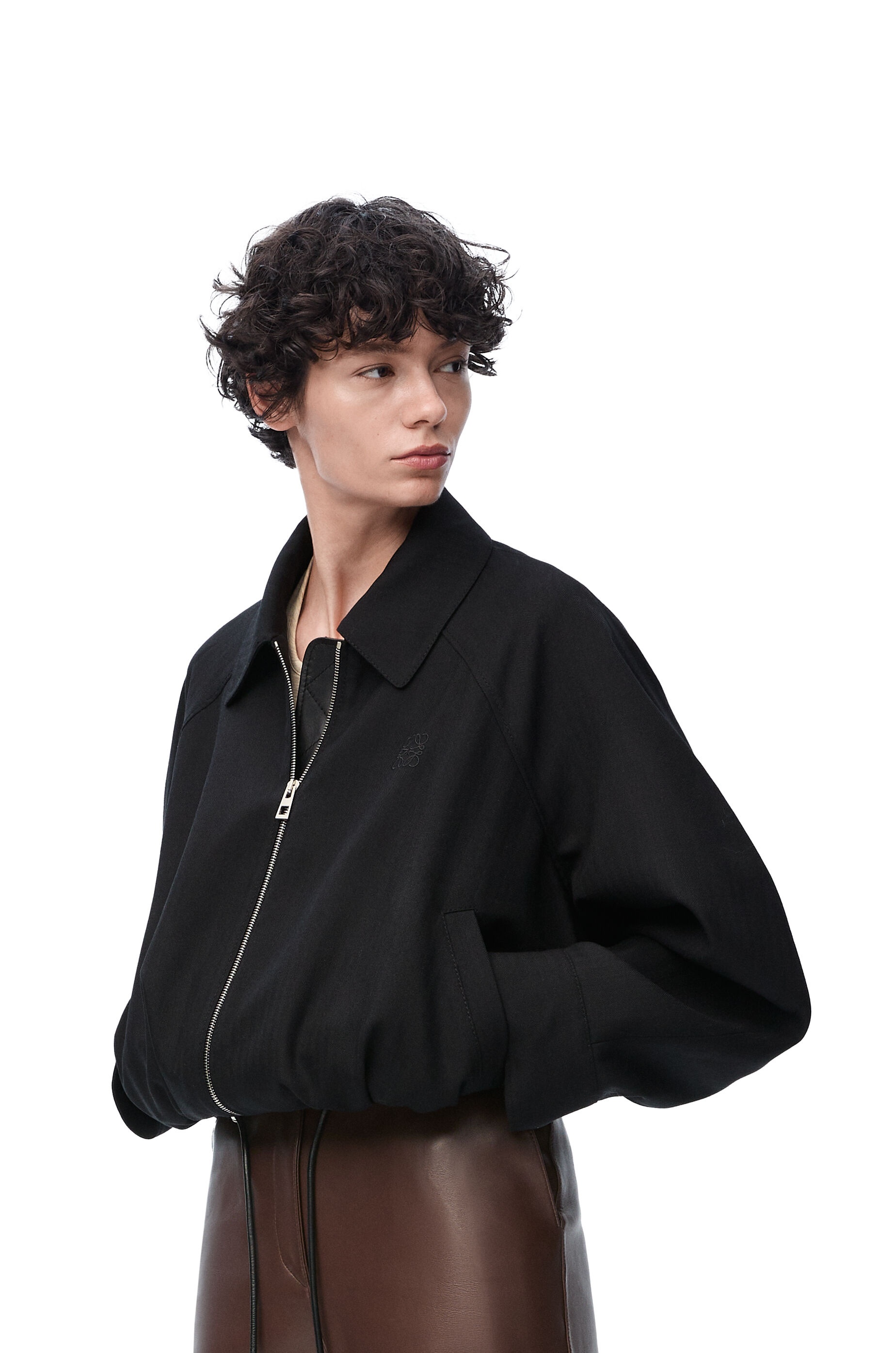 Balloon jacket in wool - 3