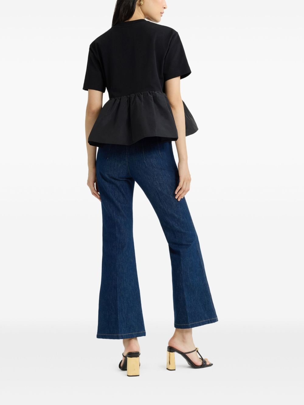ruffle-hem T-shirt - 3