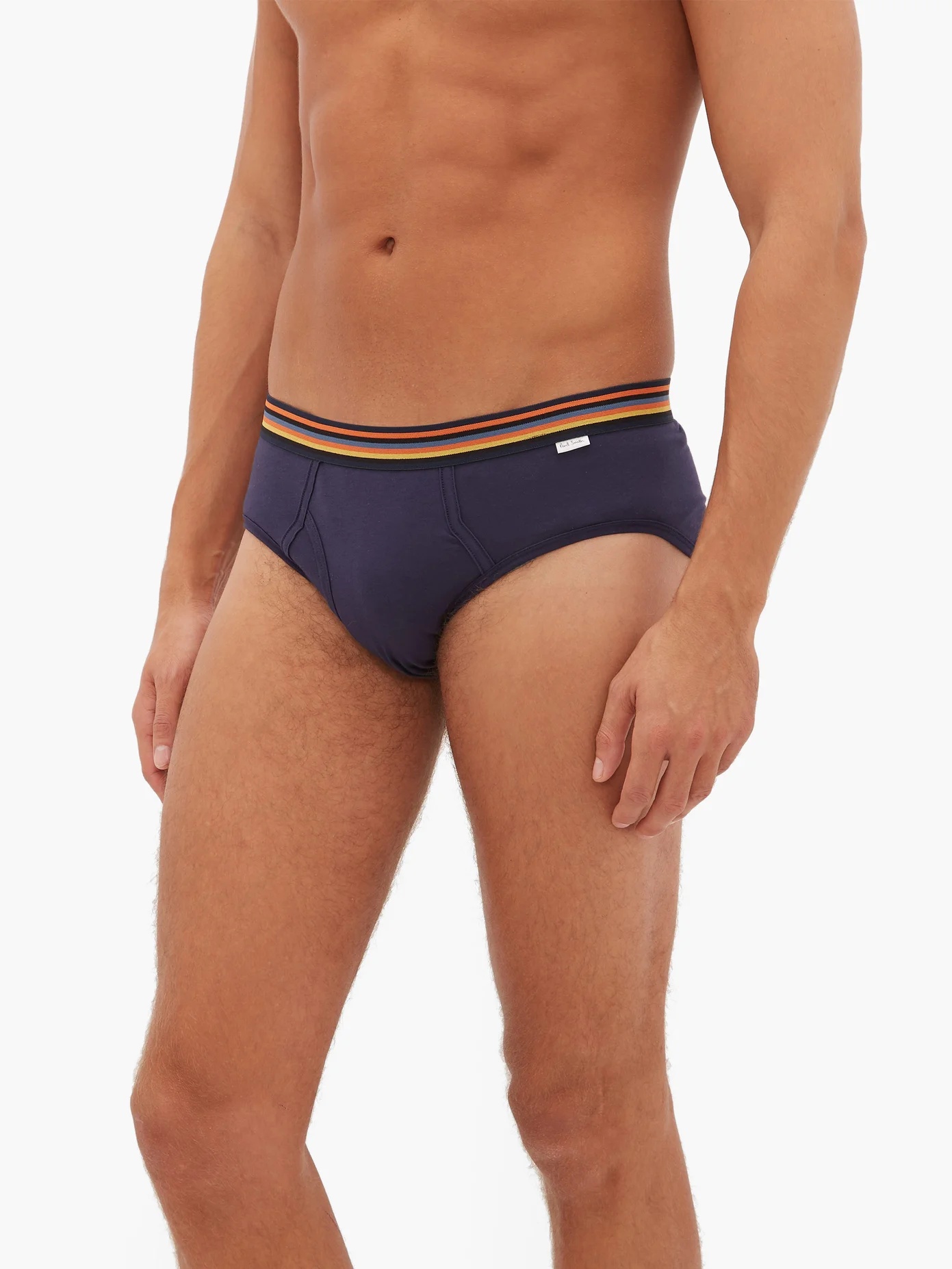 Artist-stripe cotton-jersey briefs - 2