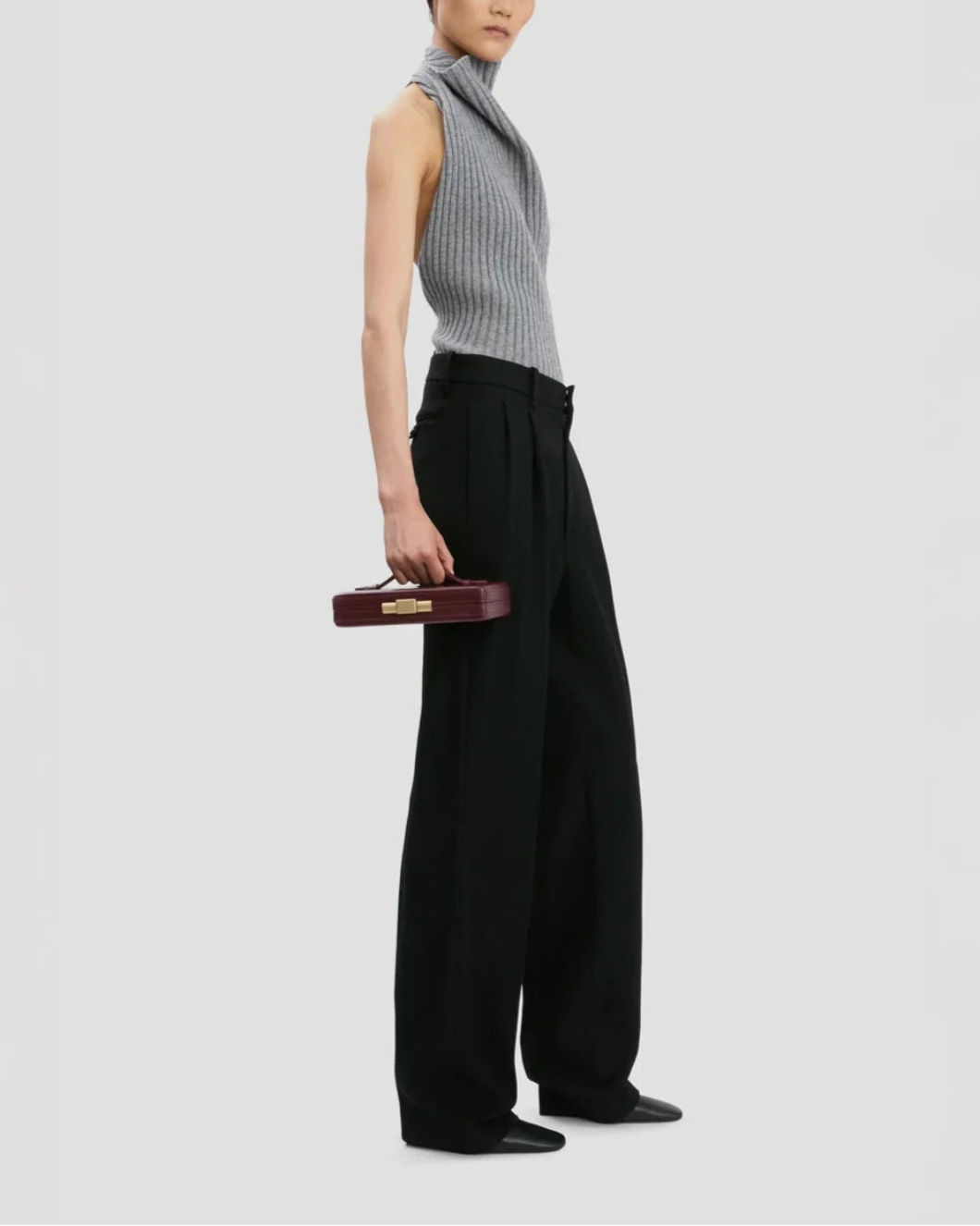 PREORDER: BOX CLUTCH BURGUNDY - 2