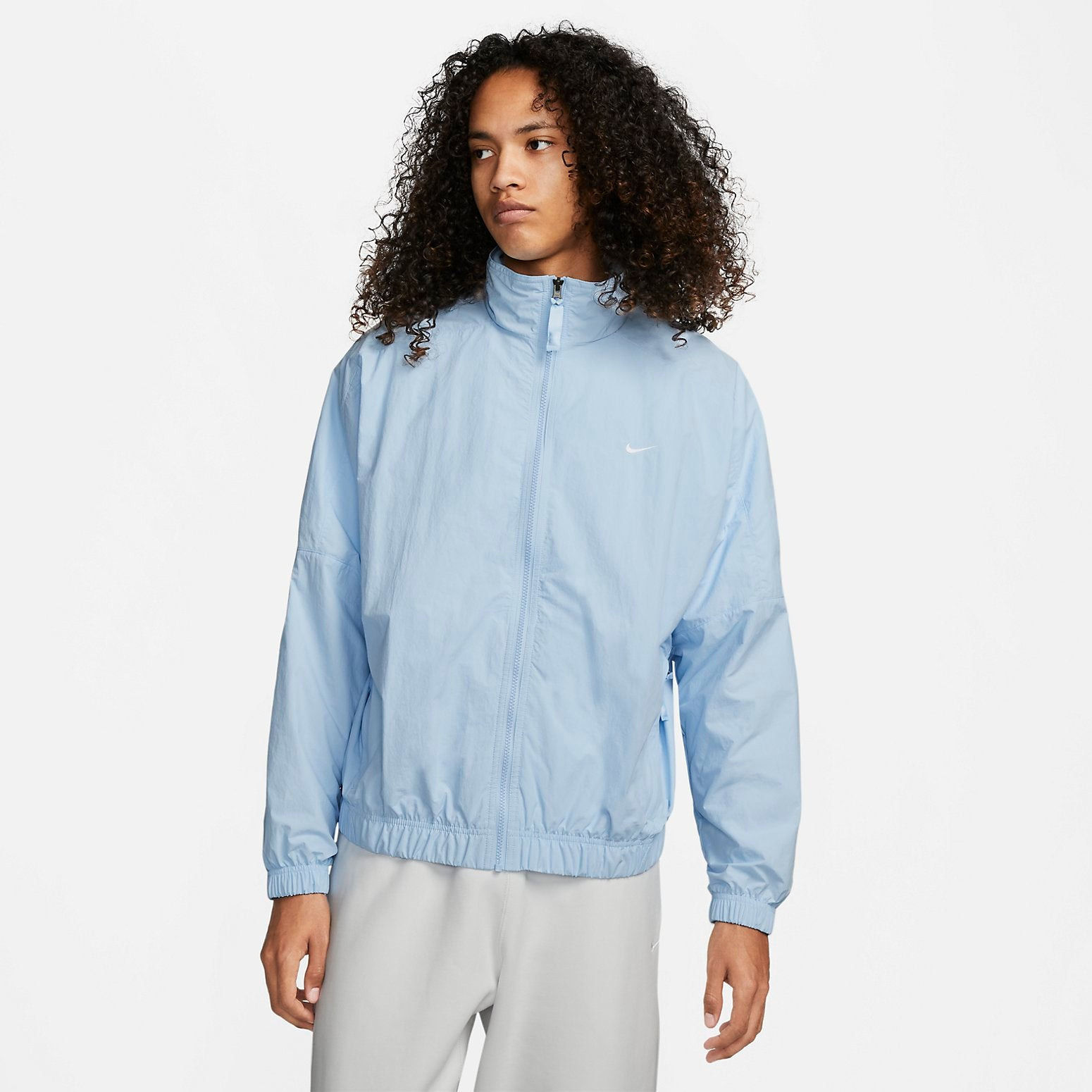 Nike Sportswear Solo Swoosh Track Jacket 'Celestine Blue' DQ5200-441 - 2