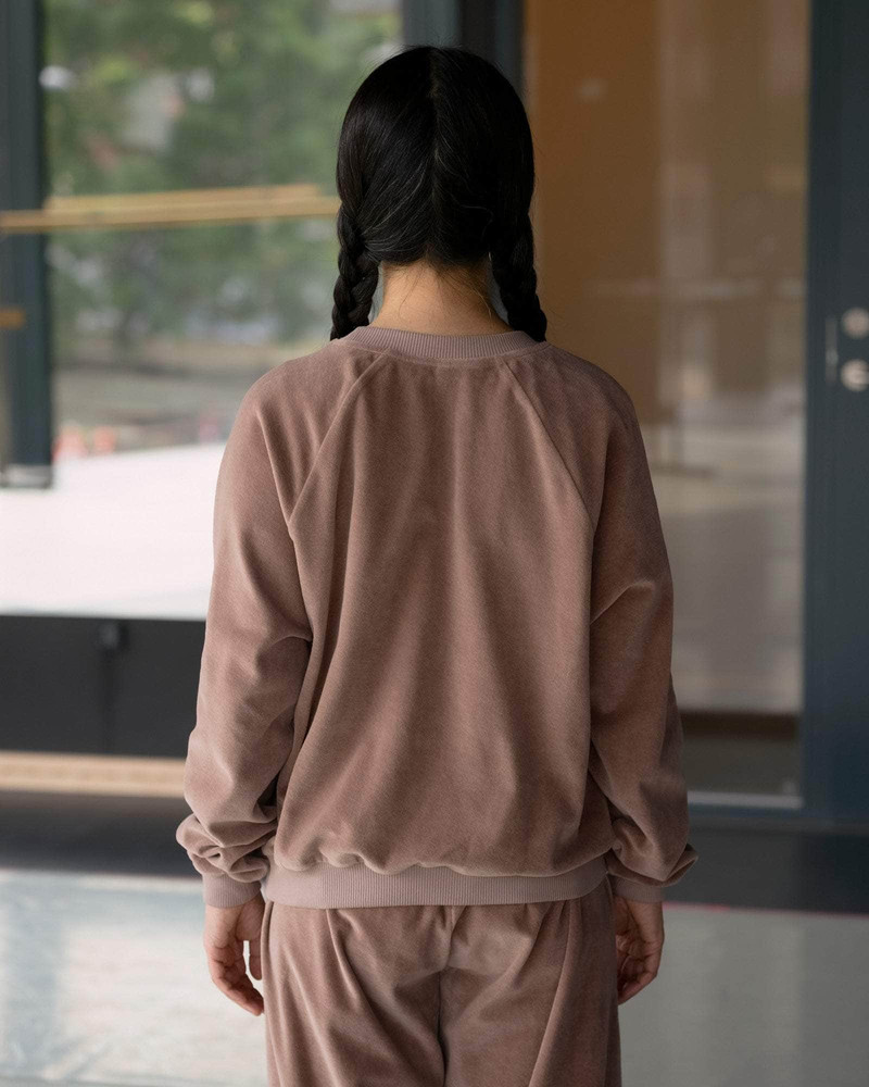 Rim Raglan Sweatshirt - Organic Cotton Velour 3
