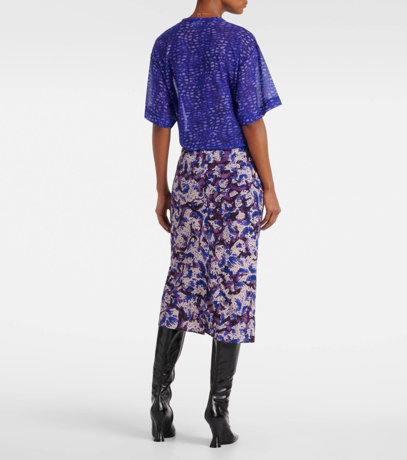 Floral pencil skirt 3
