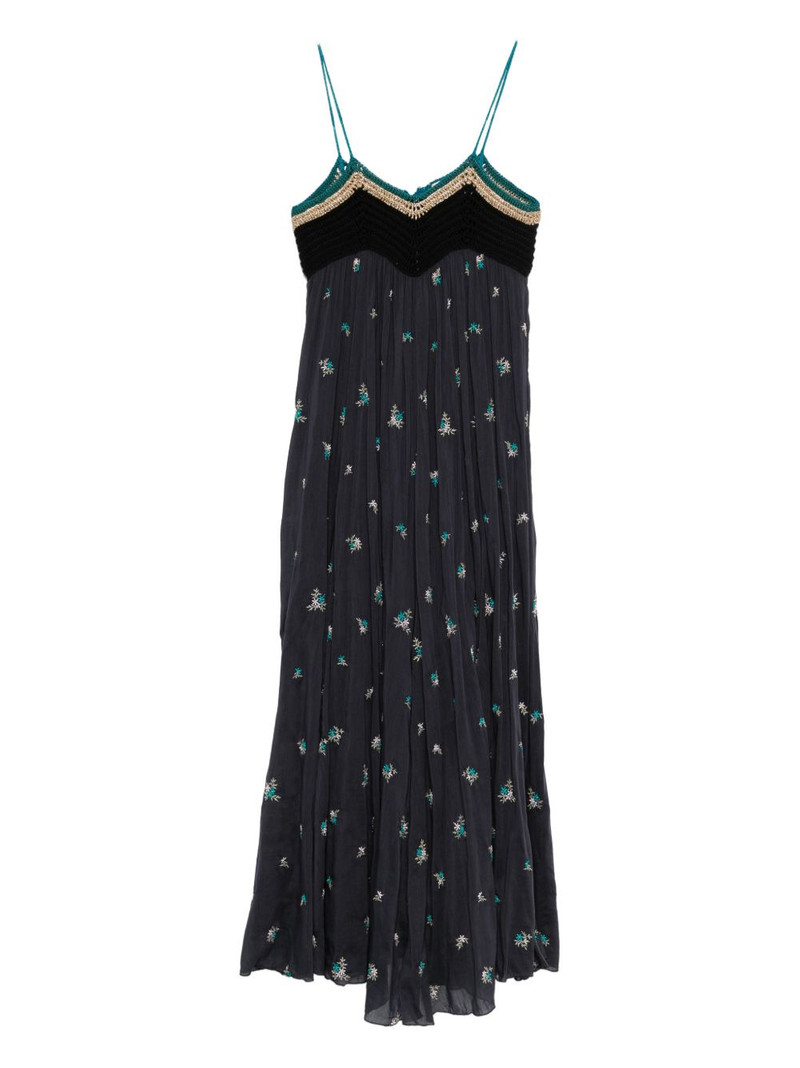 floral crochet dress 1