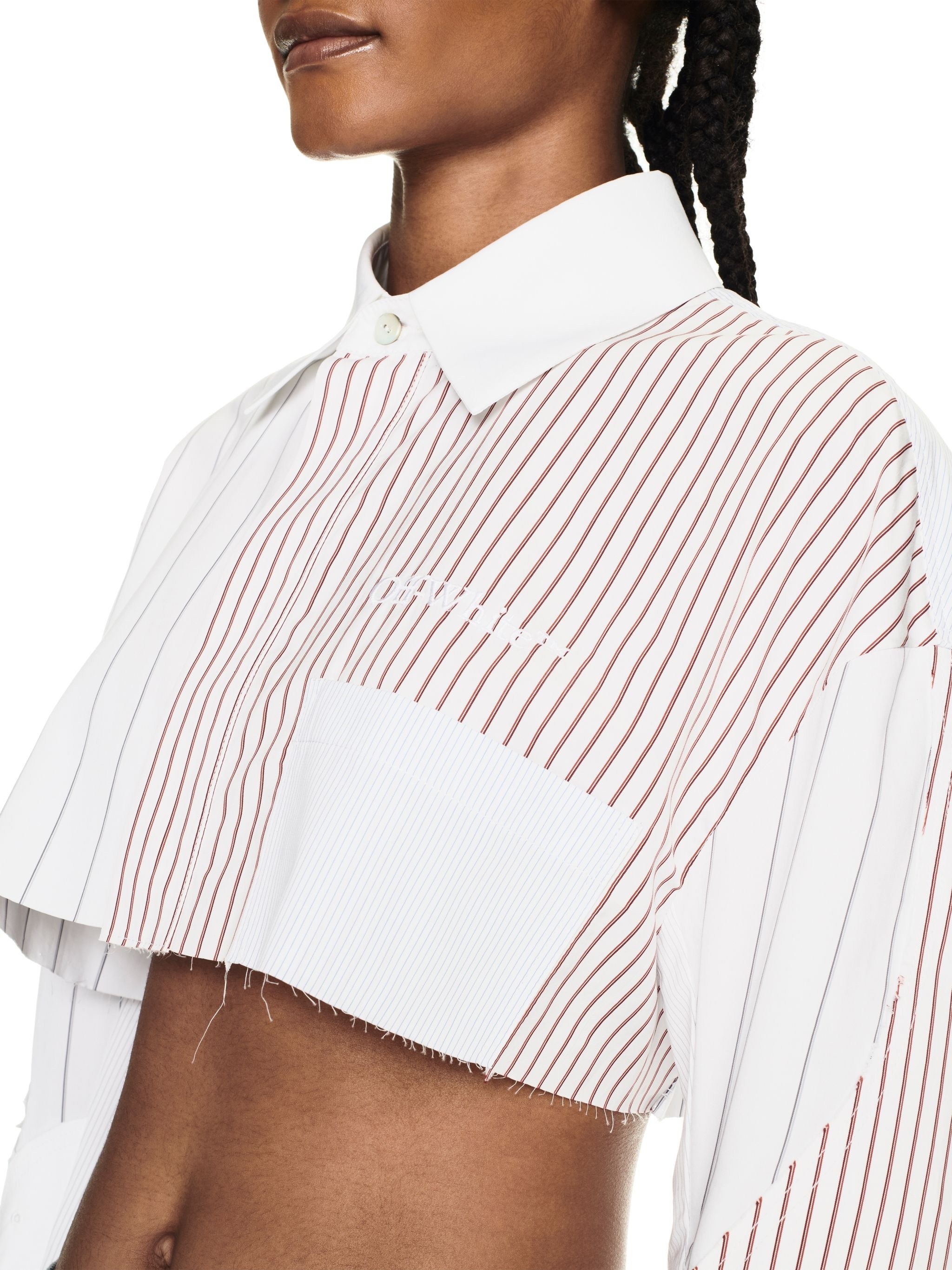 Motorcycle Popel Crop Shirt - 5