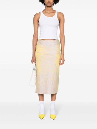 MM6 Maison Margiela ribbed cropped tank top outlook