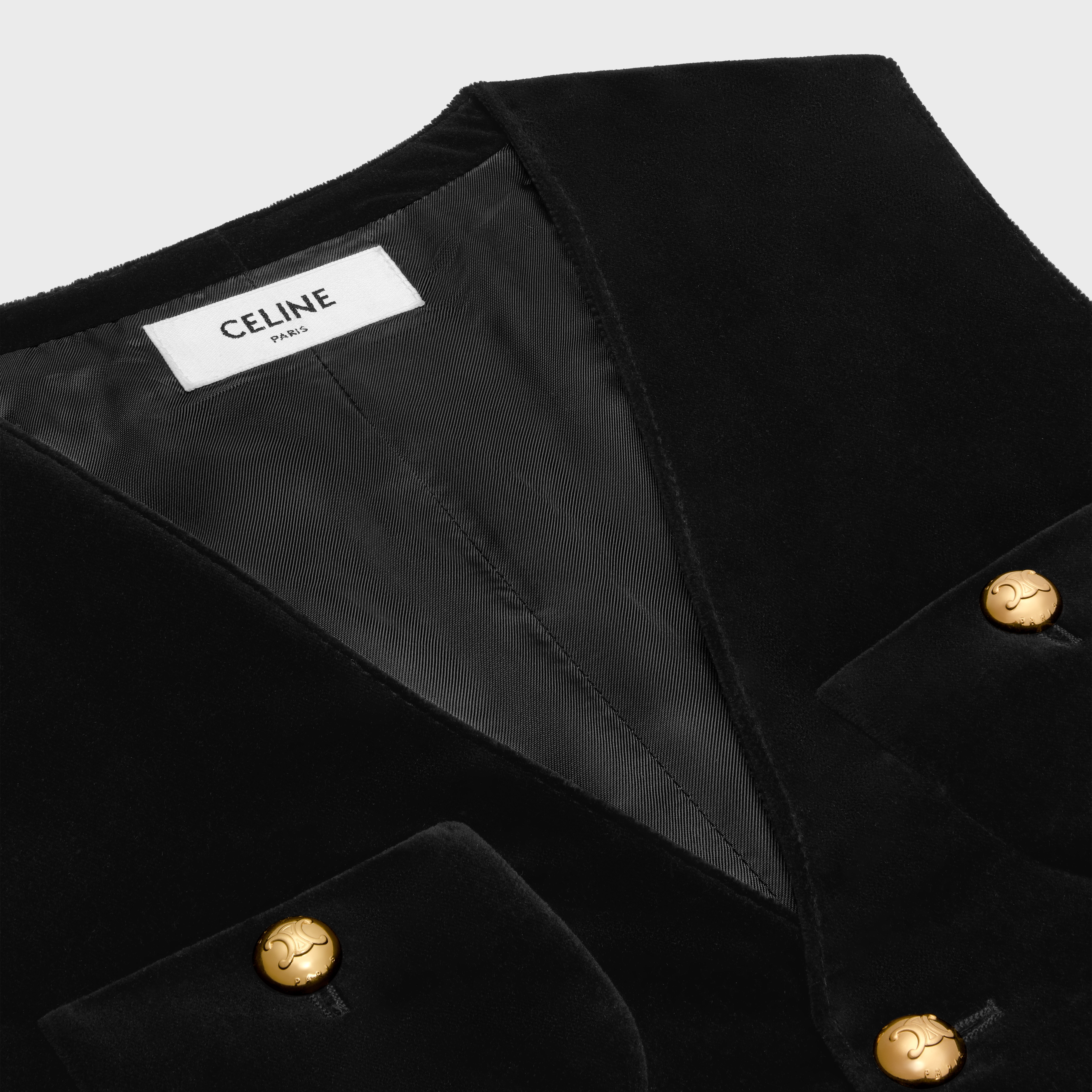 waistcoat in cotton velvet - 3