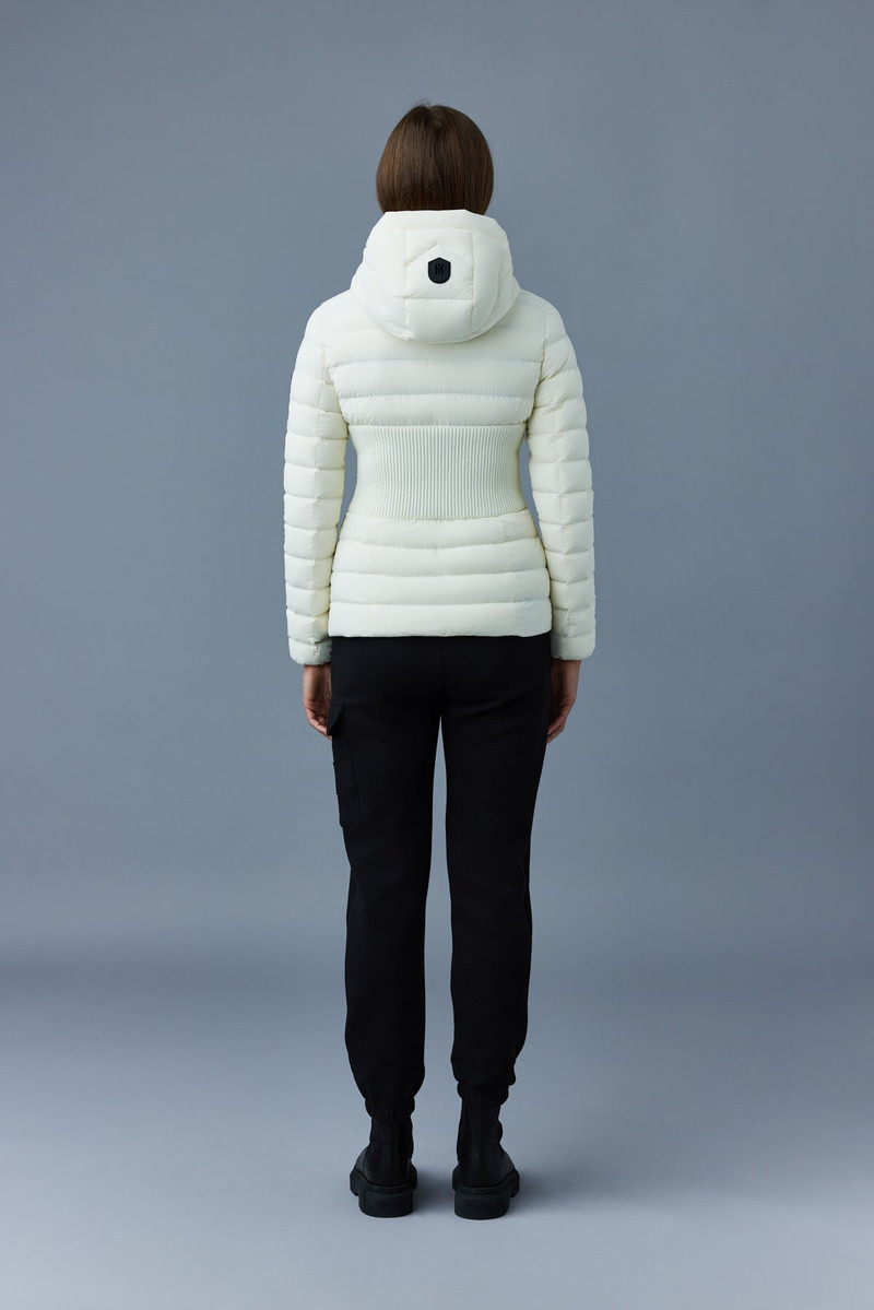 MACKAGE MICHI Agile-360 stretch light down jacket with hood outlook