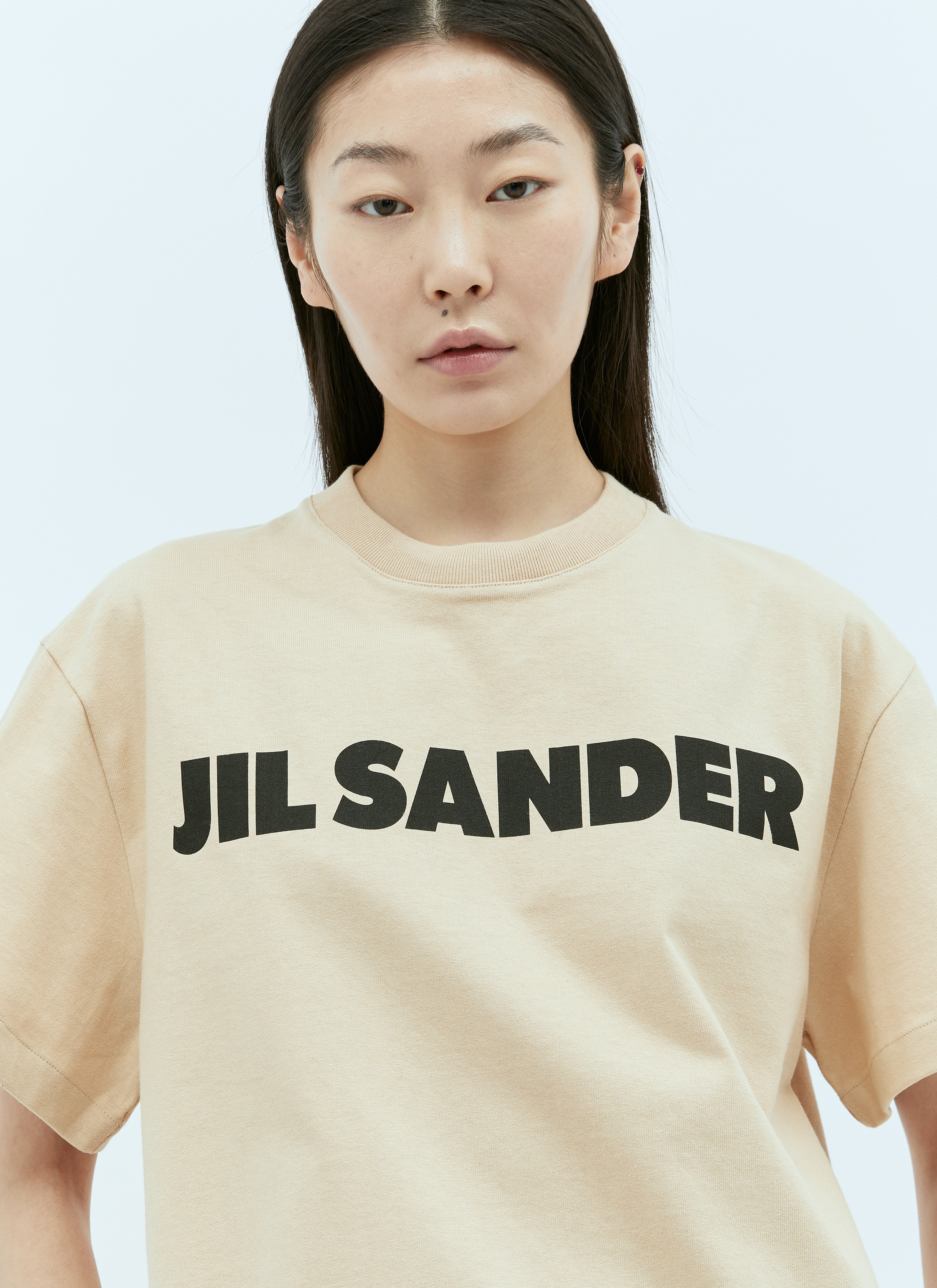 Jil Sander Women Logo Print T-Shirt - 2