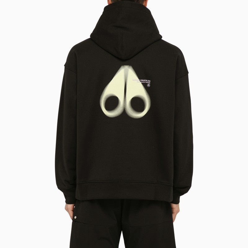 Moose Knuckles Damien Hoodie Black Men - 3