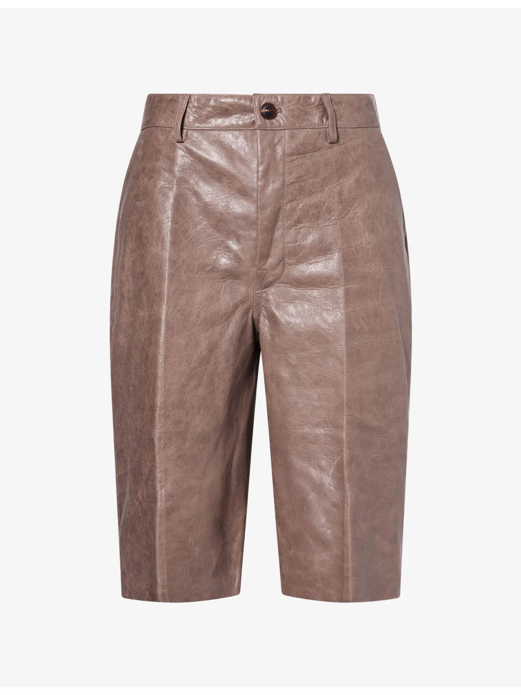 Leather Work Shorts - 1