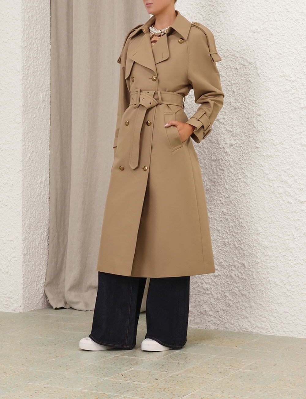 CRUSH TRENCH COAT - 3