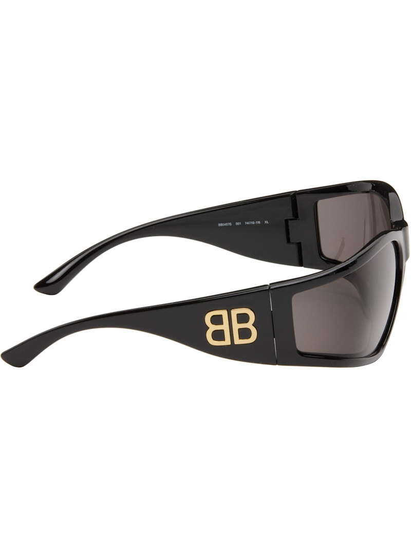 BALENCIAGA Black Sunset D-Frame Sunglasses outlook