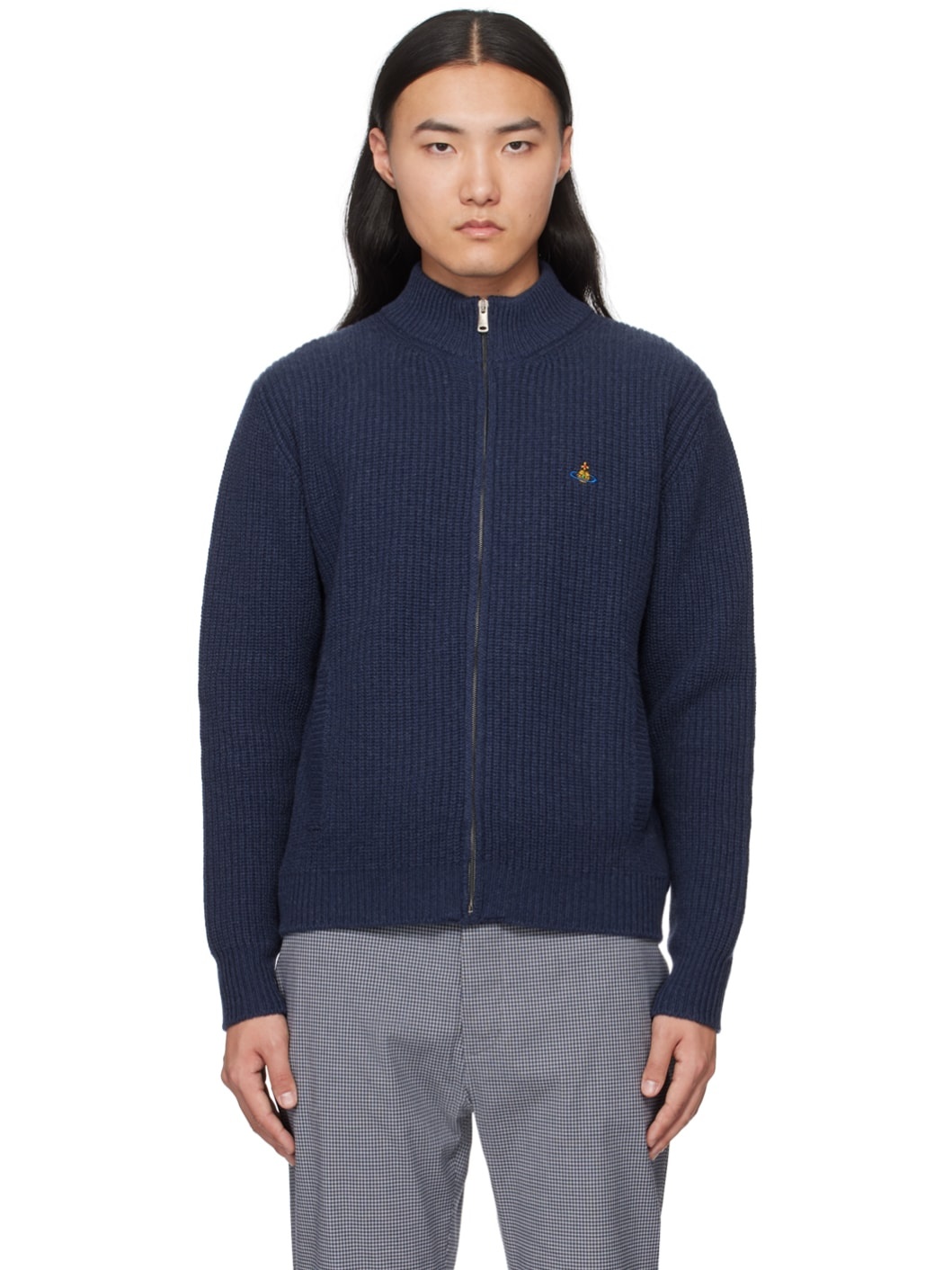 Blue Fisherman Sweater - 1