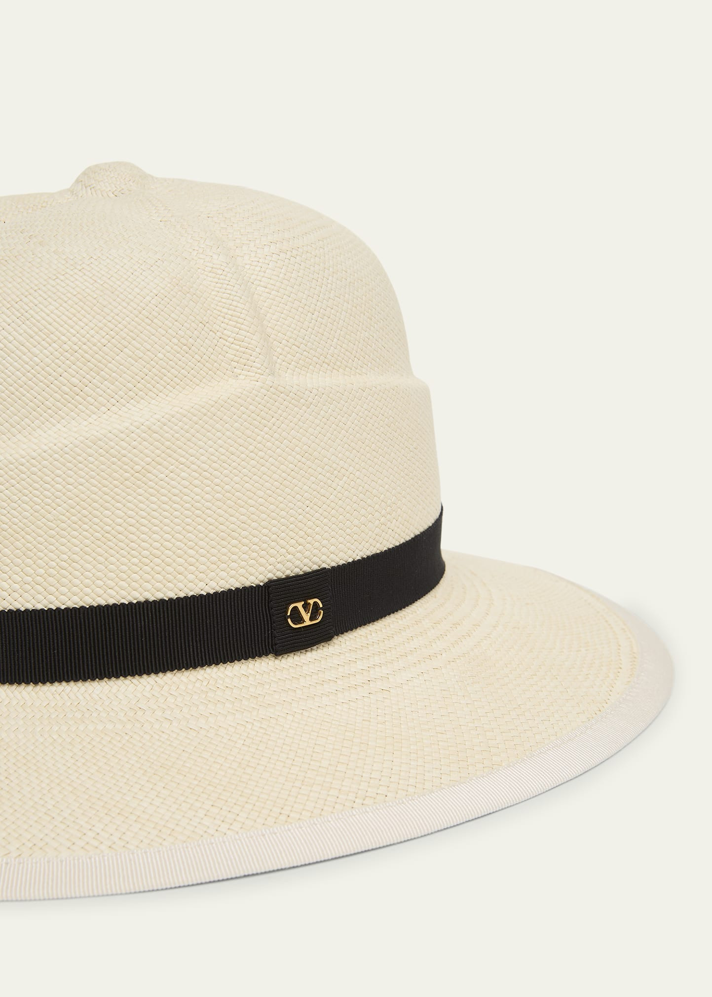 Men's VLogo Signature Large Brim Fedora Hat - 2