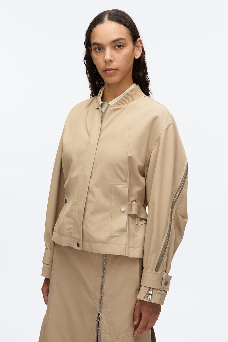 Zip Cocoon Back Bomber Jacket 7