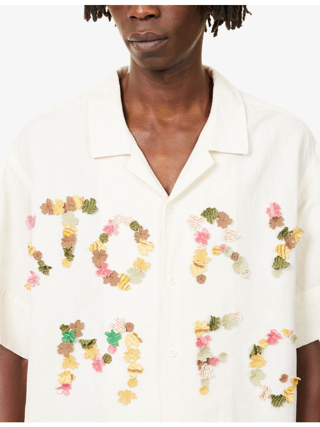 Greetings Relaxed-Fit Cotton And Linen Shirt - 5