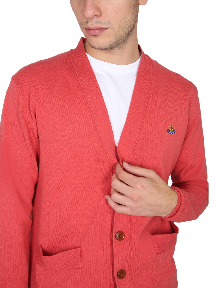 Vivienne Westwood Men Cardigan With Orb Embroidery - 4