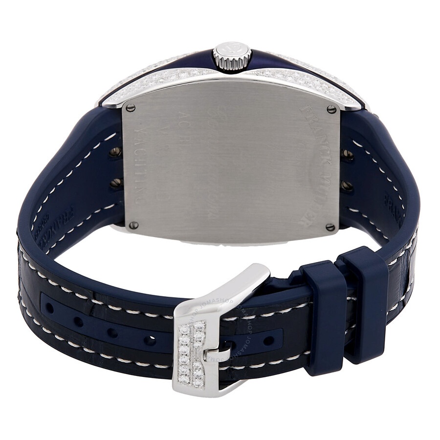 Franck Muller Vanguard Automatic Diamond Blue Dial Ladies Watch V 35 CH YACHTING D AC BL - 3