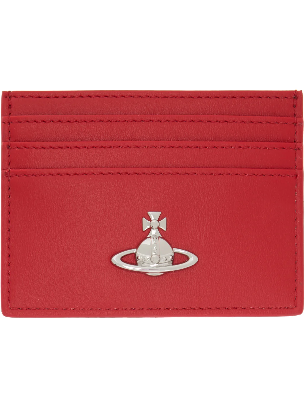 Red Flat Card Holder - 1