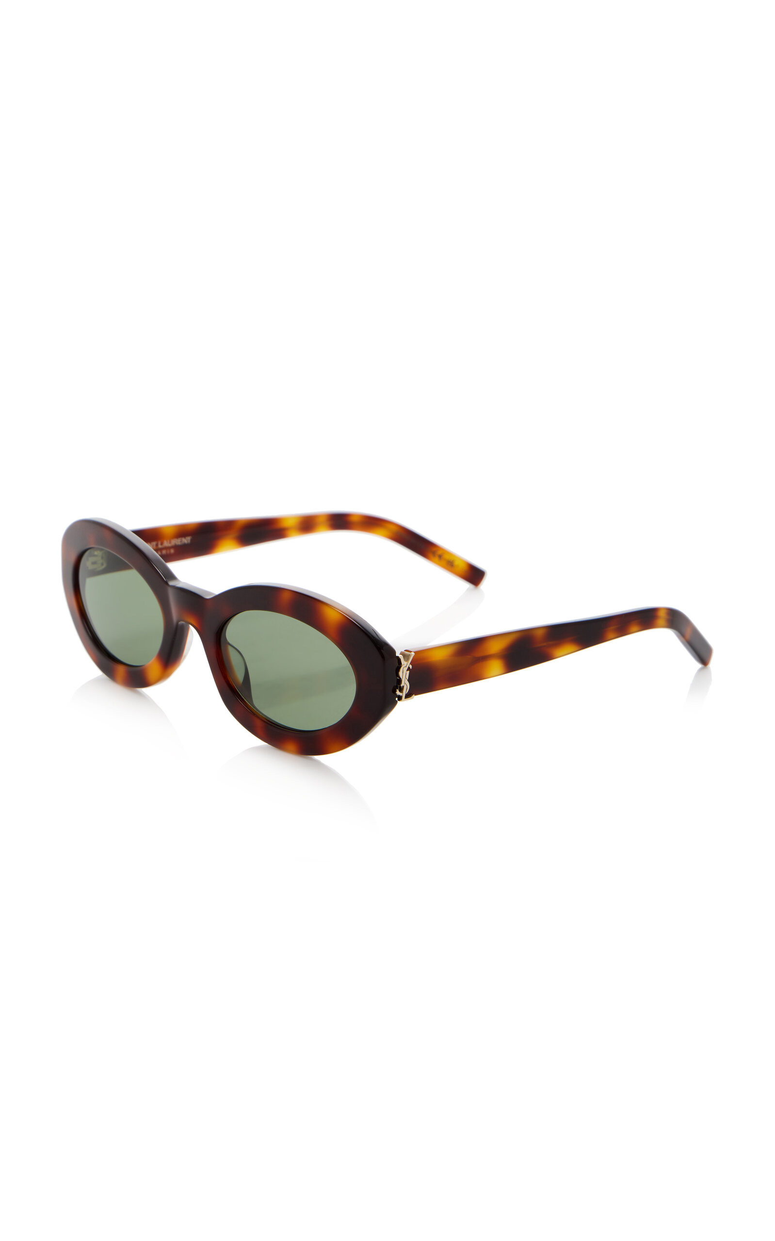 Round-Frame Acetate Sunglasses brown - 3