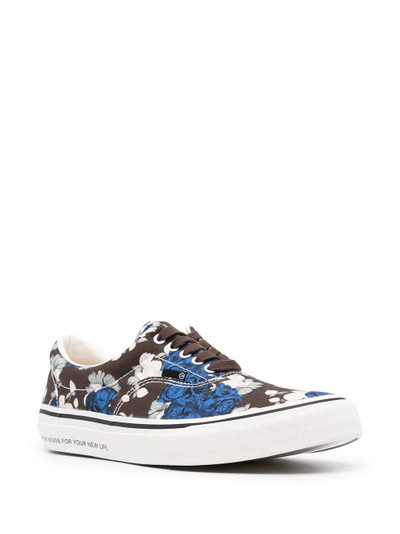 UNDERCOVER floral-print low-top sneakers outlook