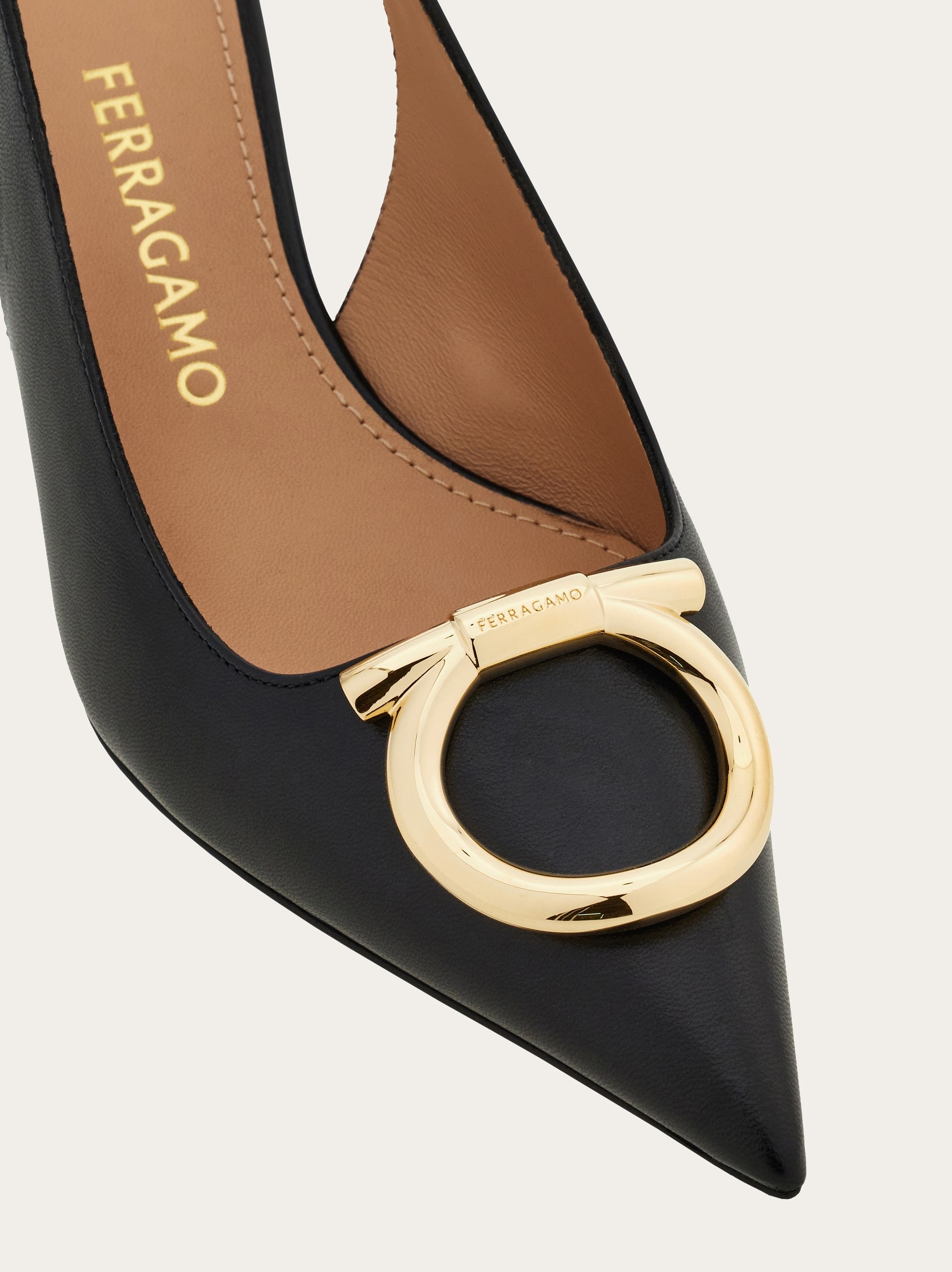Maxi Gancini slingback pump - 6