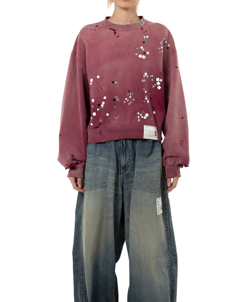 Sun Faded Like Embellished Sweatshirt 17
