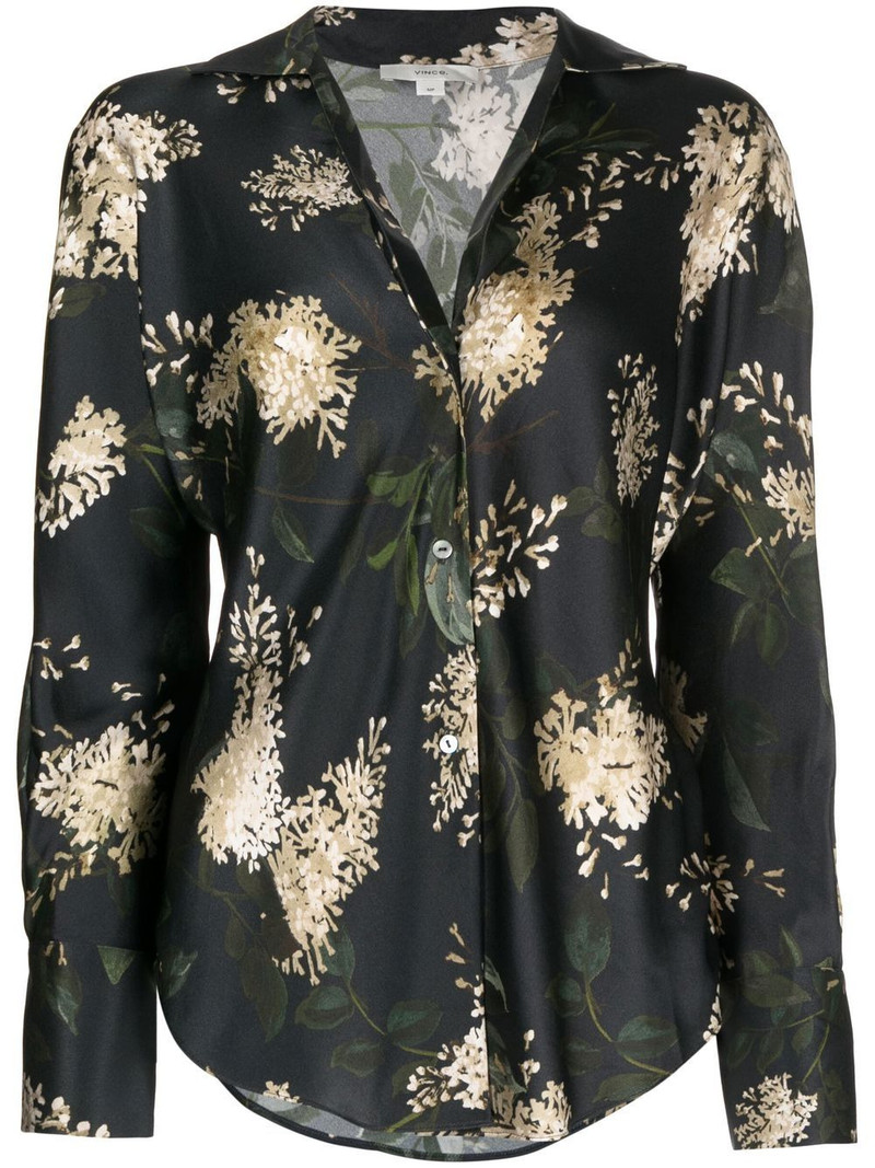 floral-print silk shirt 1