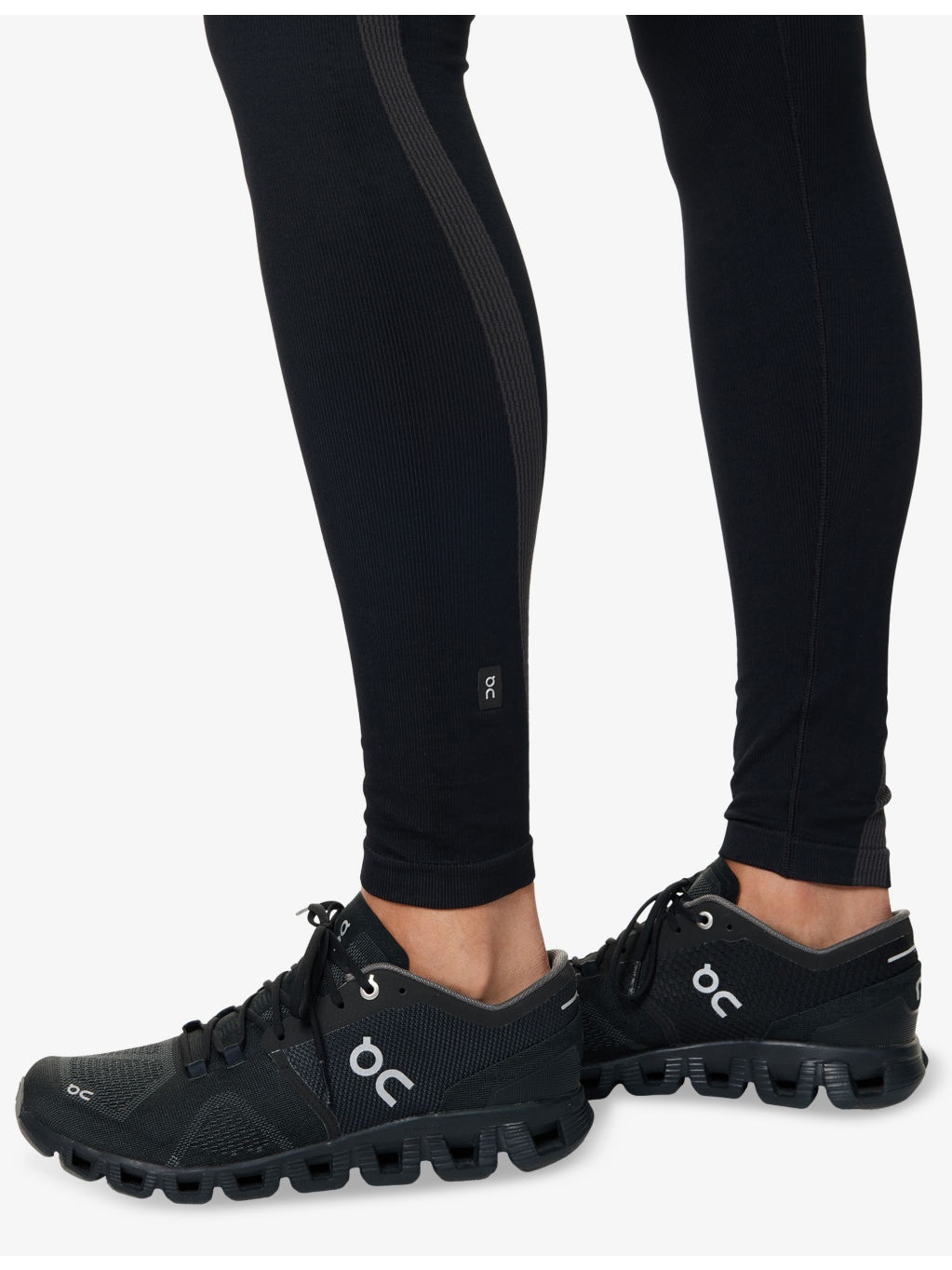 Studio Panelled Knitted Jersey Tights - 6
