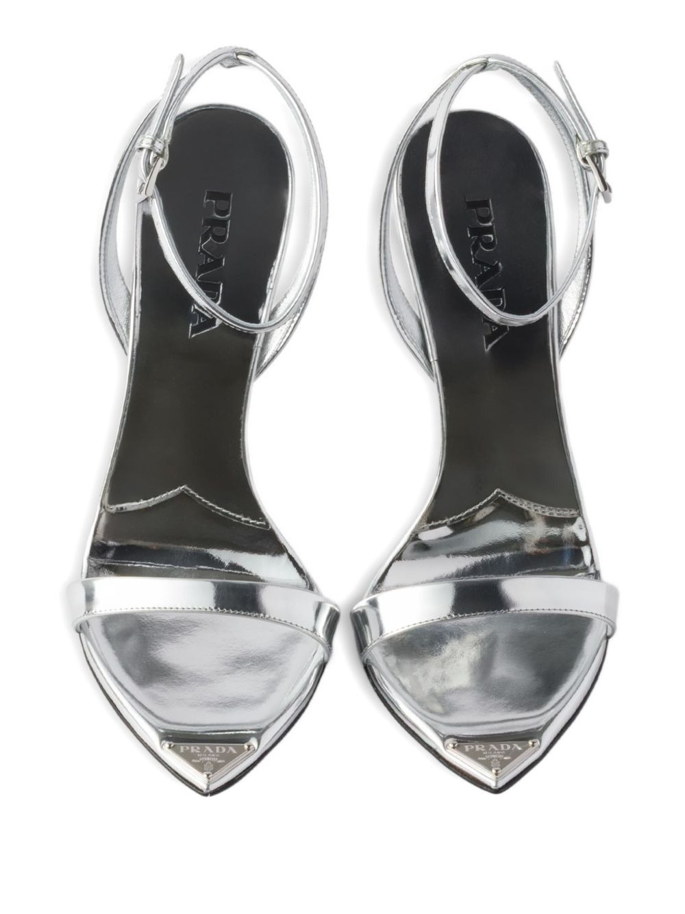 80mm ankle-strap leather sandals - 4