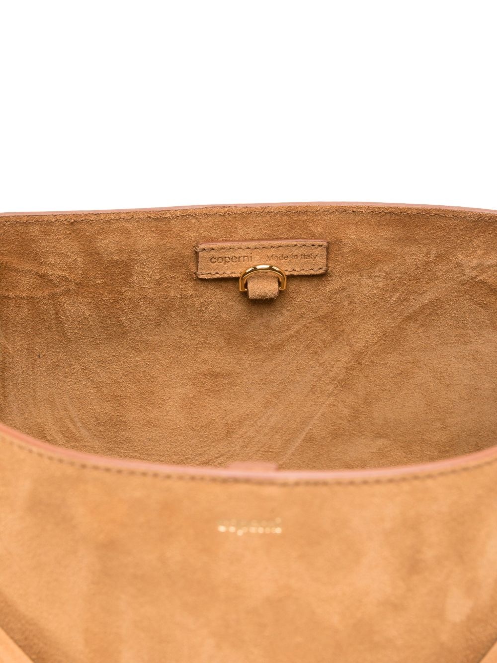 medium suede shoulder bag - 5