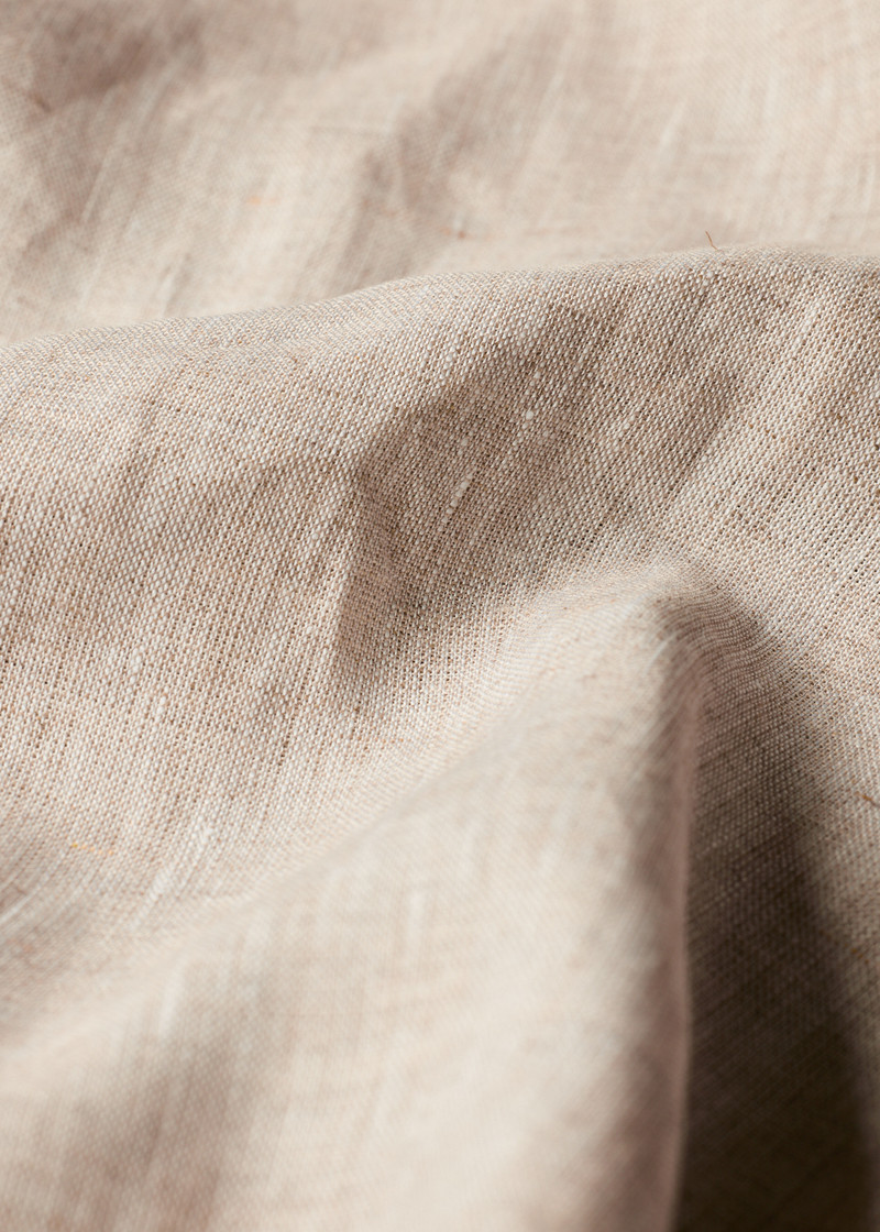 Oatmeal Linen Oversized Pop-Over Shirt 9