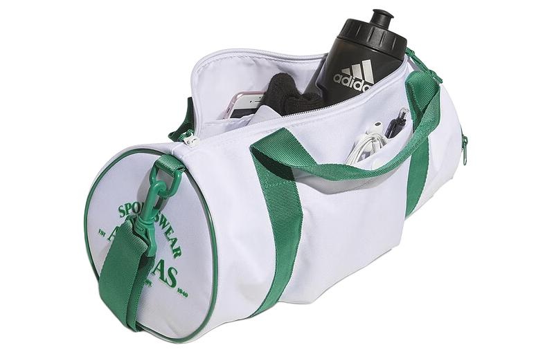 adidas Verbiage 2-in-1 Duffle Bag 'White Green' JF1087 - 3