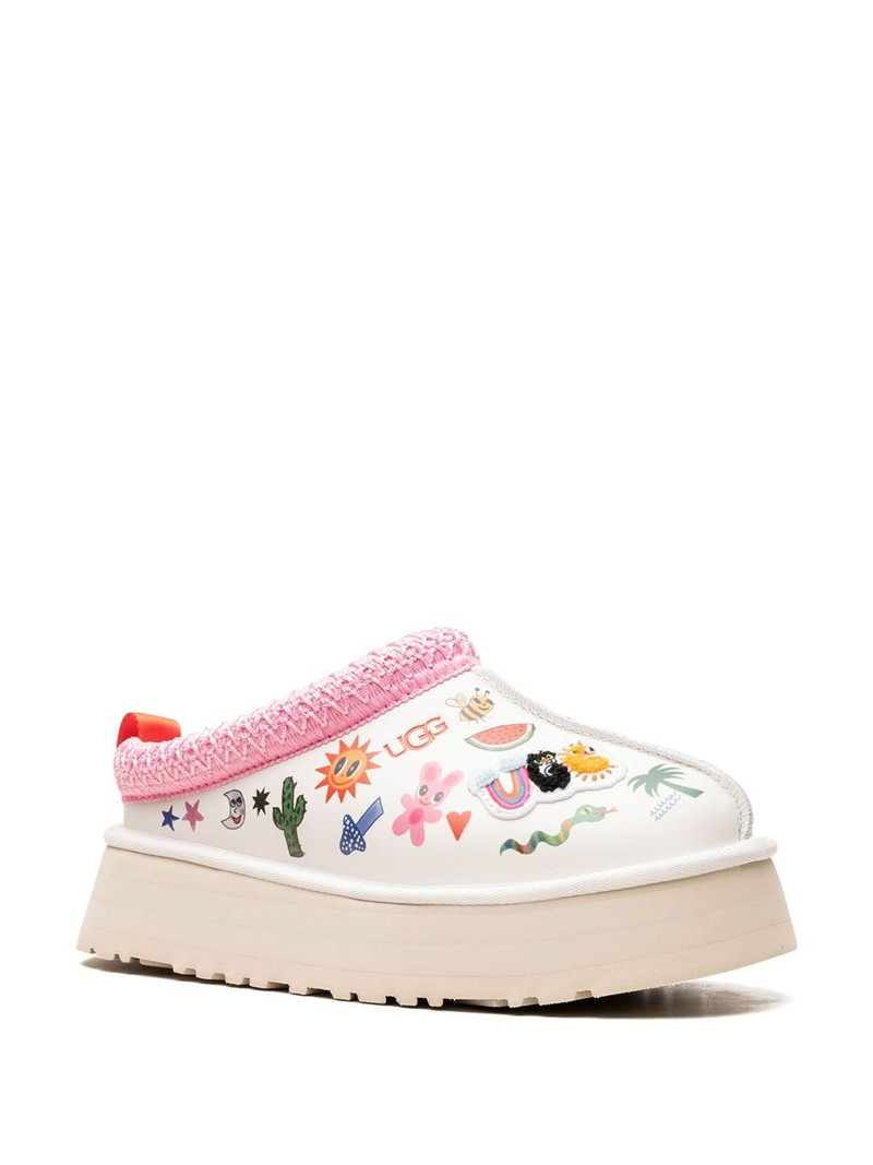UGG Tazz Pop Sketch "White" slippers outlook