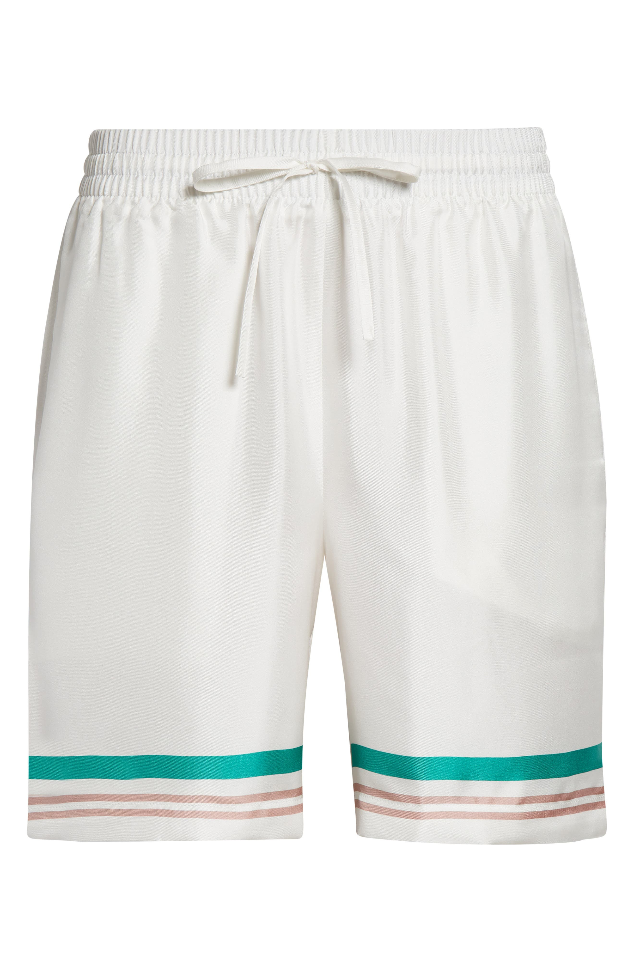 Casablanca Casa Way Drawstring Silk Shorts at Nordstrom - 6