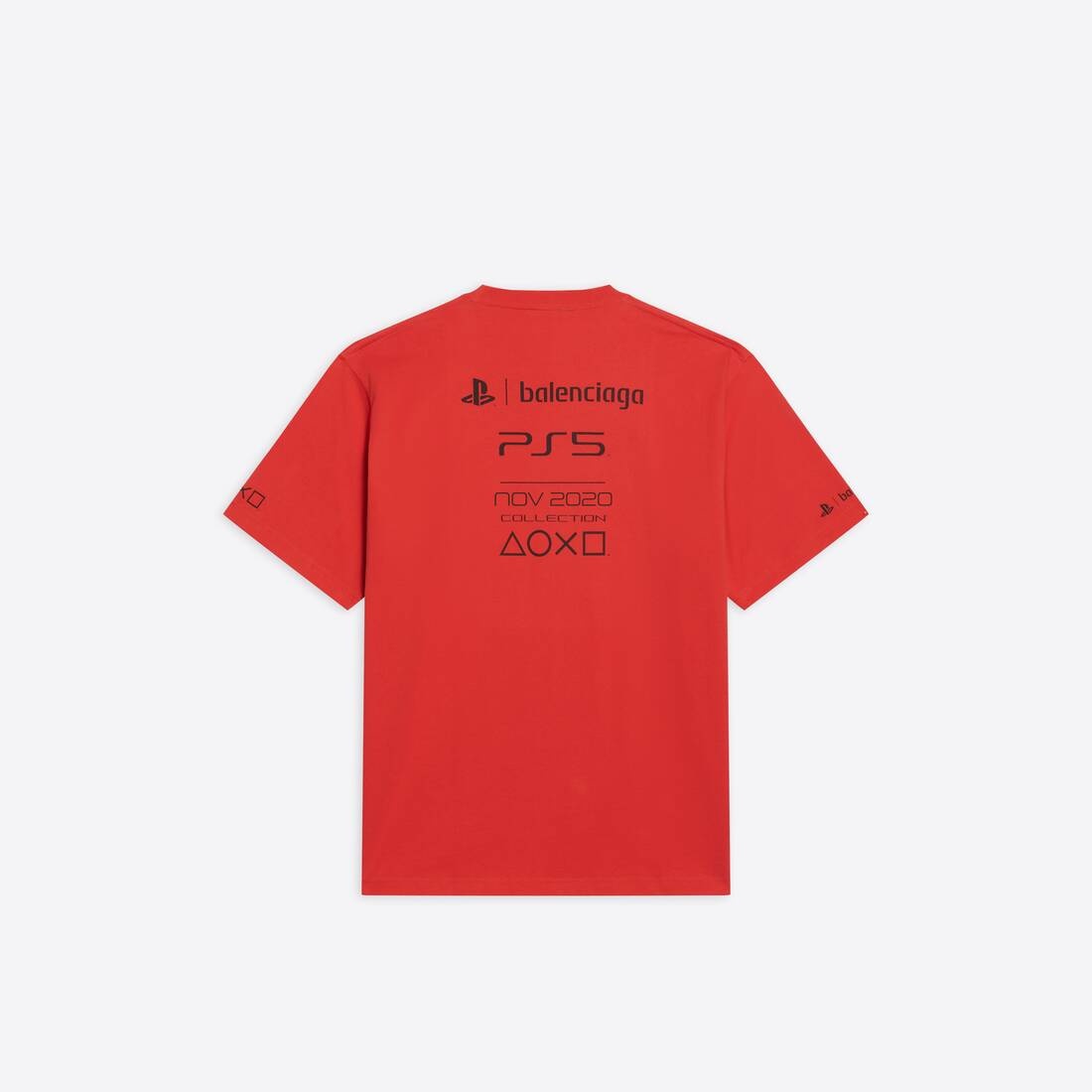 Playstation™ Boxy T-shirt in Red/black - 2