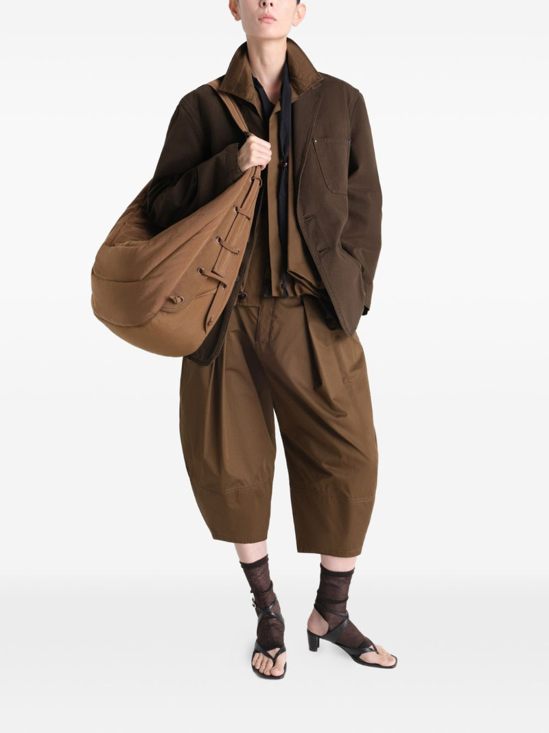 Lemaire large soft Game shoulder bag outlook