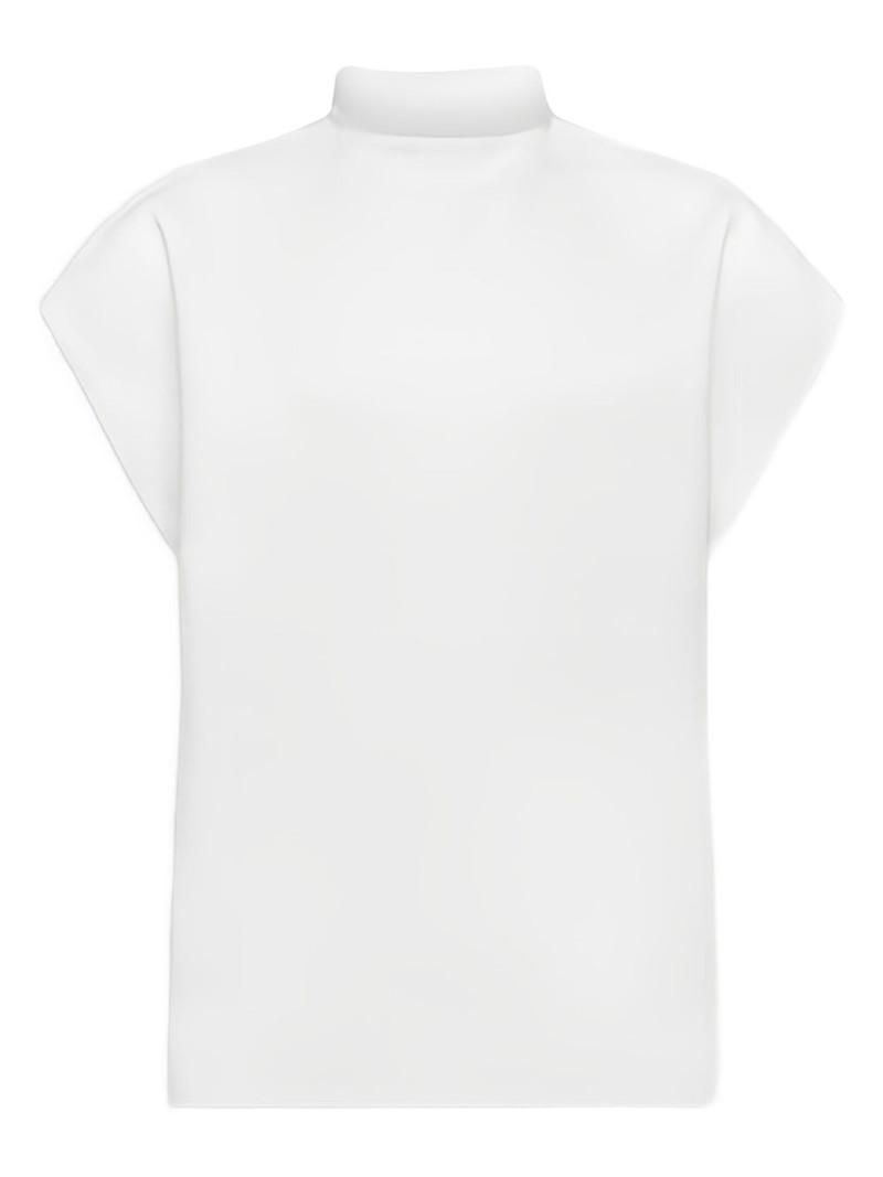 high-neck short-sleeve top 4