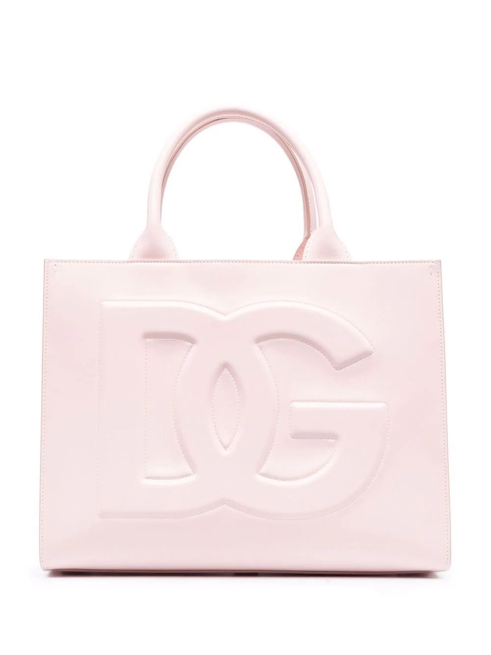 logo-embossed tote - 1