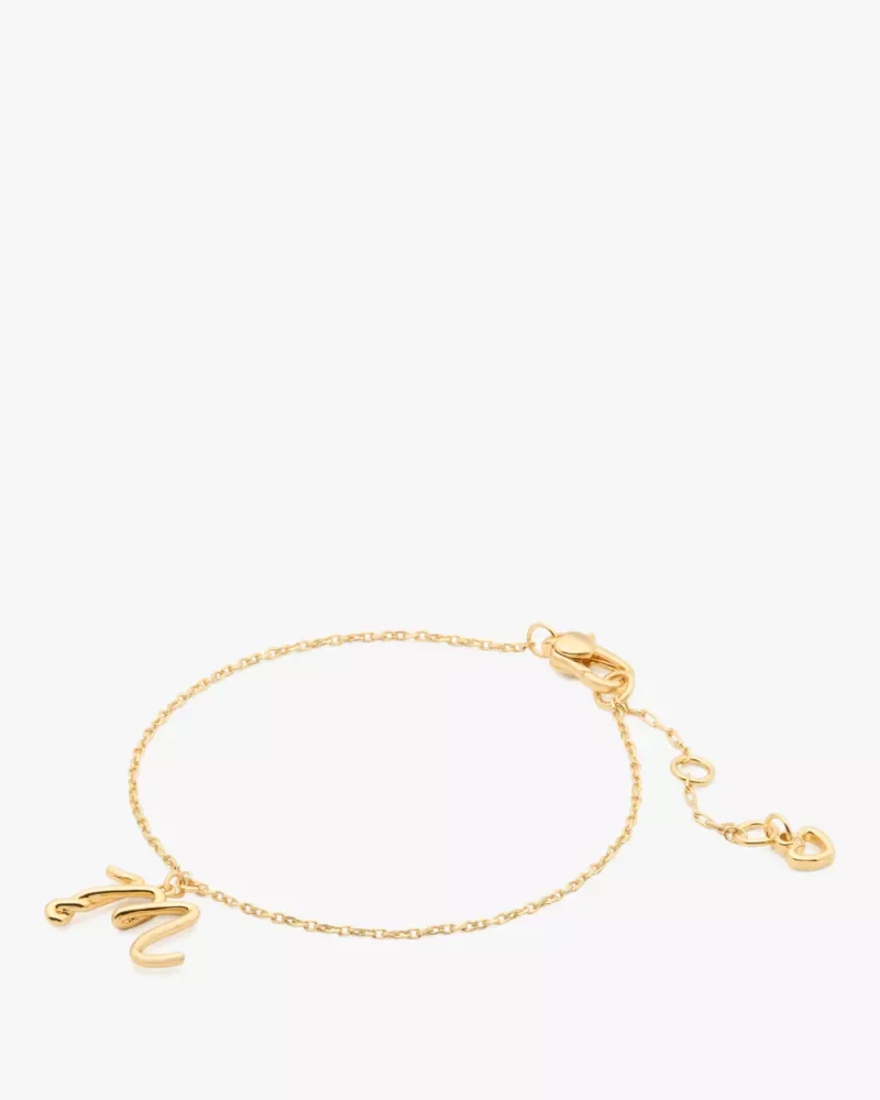 Initial Script Bracelet - 1