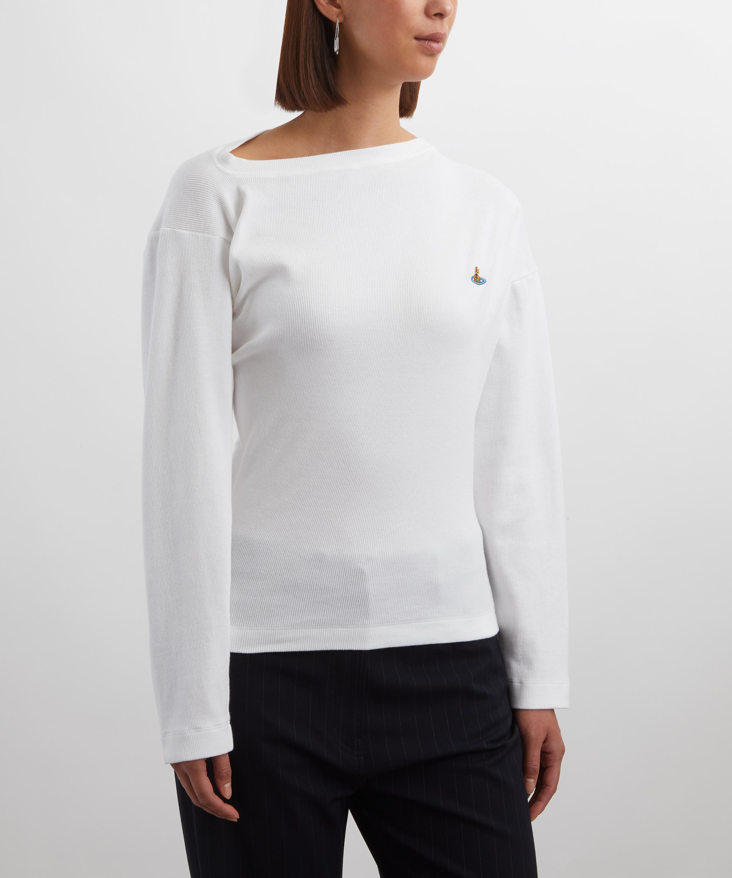 Hebo Draped Long-Sleeve Top - 3