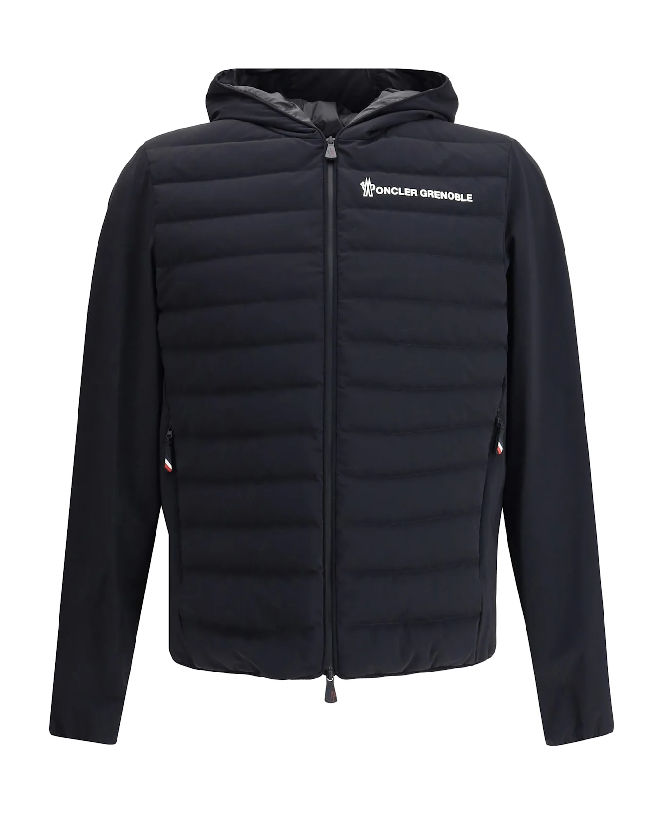 Padded Zip-up Sweatshirt - 1