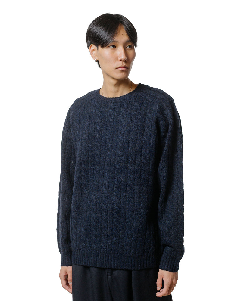BEAMS PLUS Cable Crew 5G Navy outlook