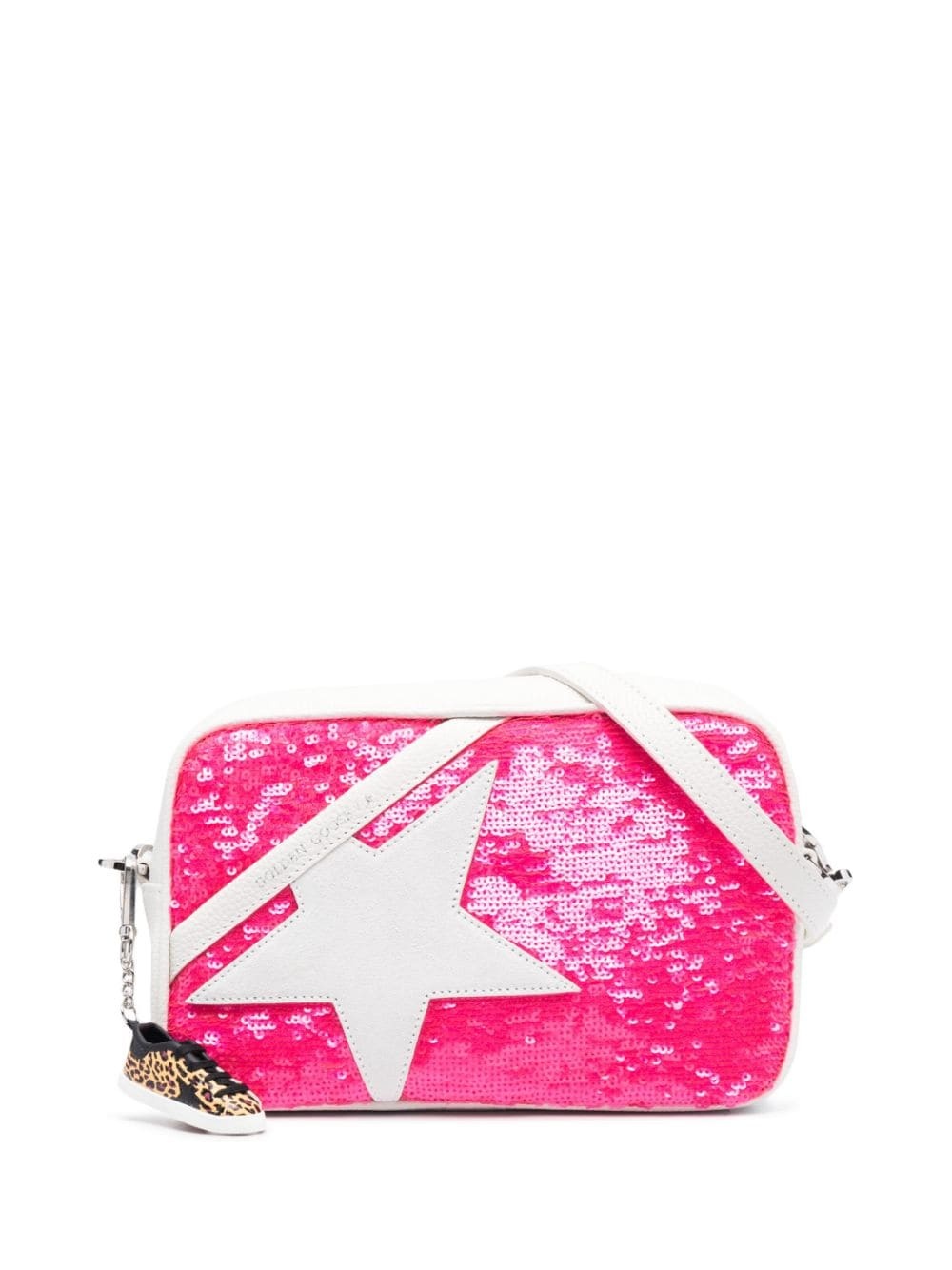 Star sequinned crossbody bag - 1